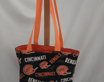 Cincinnati Bengals fabric purse