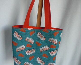 Beatles "Love is all you need" fabric purse