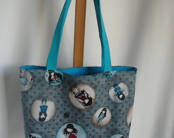 Emily the Strange fabric purse