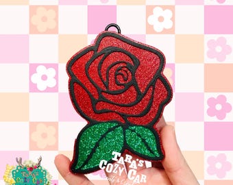 Rose Car Freshie, Car Scent, Air Freshener