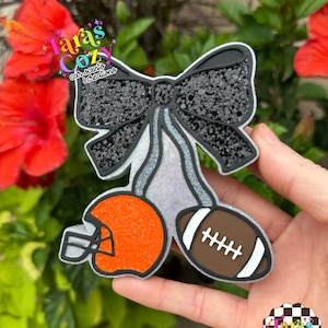 Football and Helmet Cherries with Bow Car Freshie, Car Scent, Air Freshener