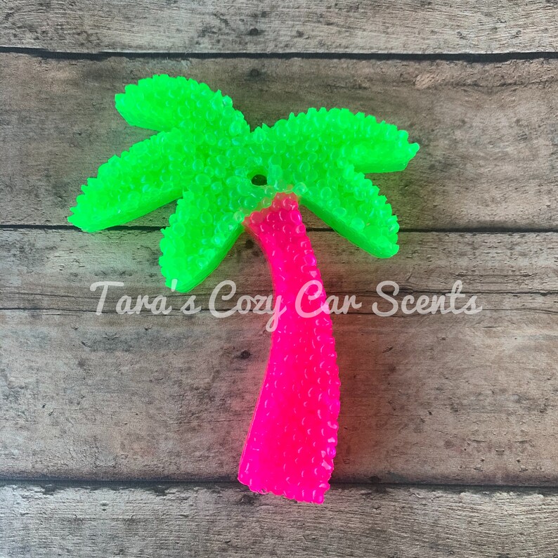 Palm Tree Car Scent Car Freshie Aroma Bead Air Freshener Etsy