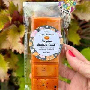 Pumpkin Bourbon Donut Wax Melt Snap Bar