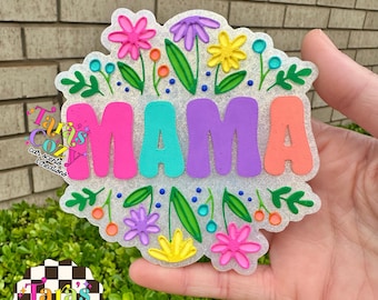 Floral Mama Version 2 Car Freshie, Car Scent, Air Freshener