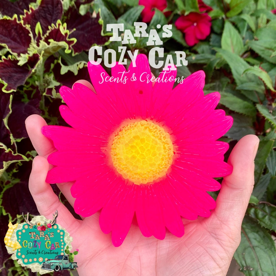 Daisy Flower Car Freshie, Car Scent, Aroma Bead Air Freshener Etsy