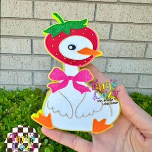 Strawberry Goose Car Freshie, Car Scent, Air Freshener