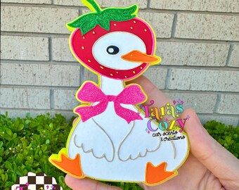 Strawberry Goose Car Freshie, Car Scent, Air Freshener