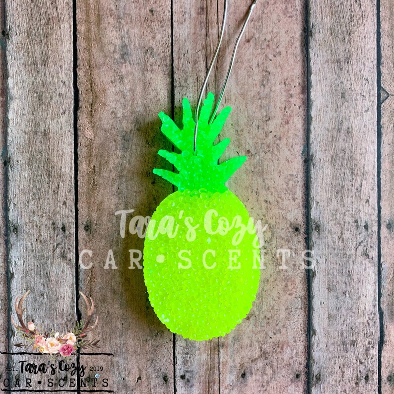 Pineapple Car Scent Car Freshie Aroma Bead Air Freshener Etsy