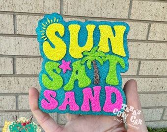 Sun, Salt & Sand Car Freshie, Car Scent, Air Freshener