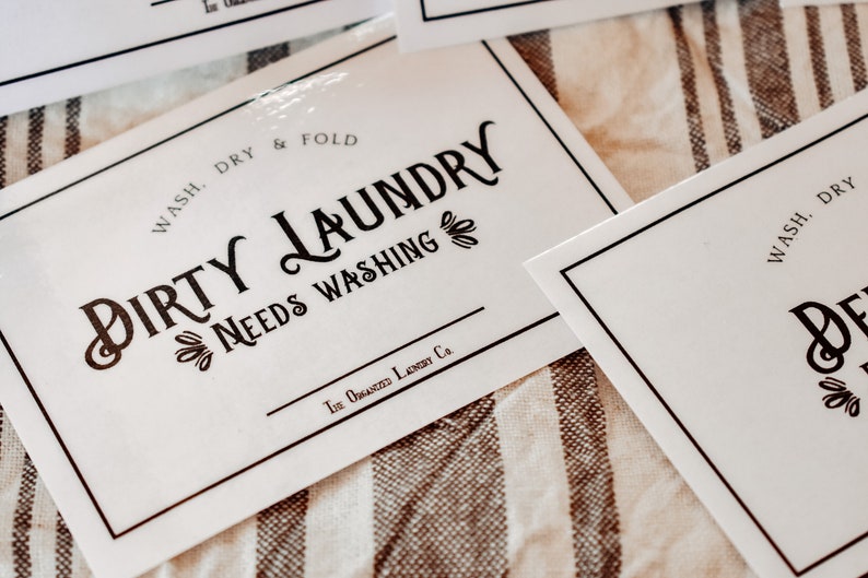 LAUNDRY LABELS Dirty Laundry, Laundry Room, Diy Labels, Home