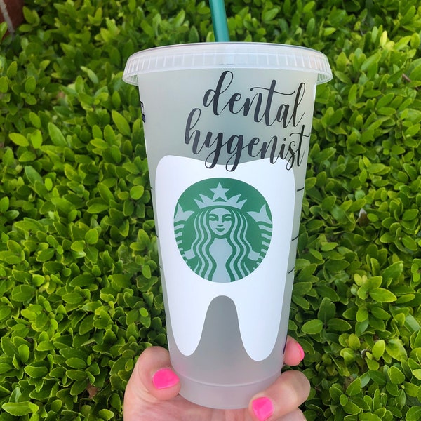 Dental Starbucks Cup Etsy