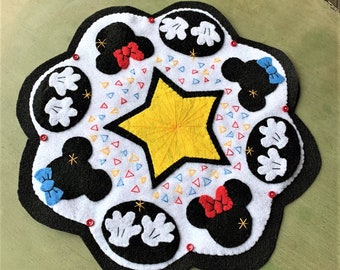 Tapete para velas de Mickey/Minnie
