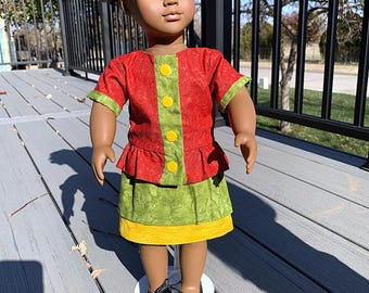 Traje de muñeca intercambiable