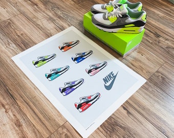 Godienavarro - Poster Nike Air Max 90