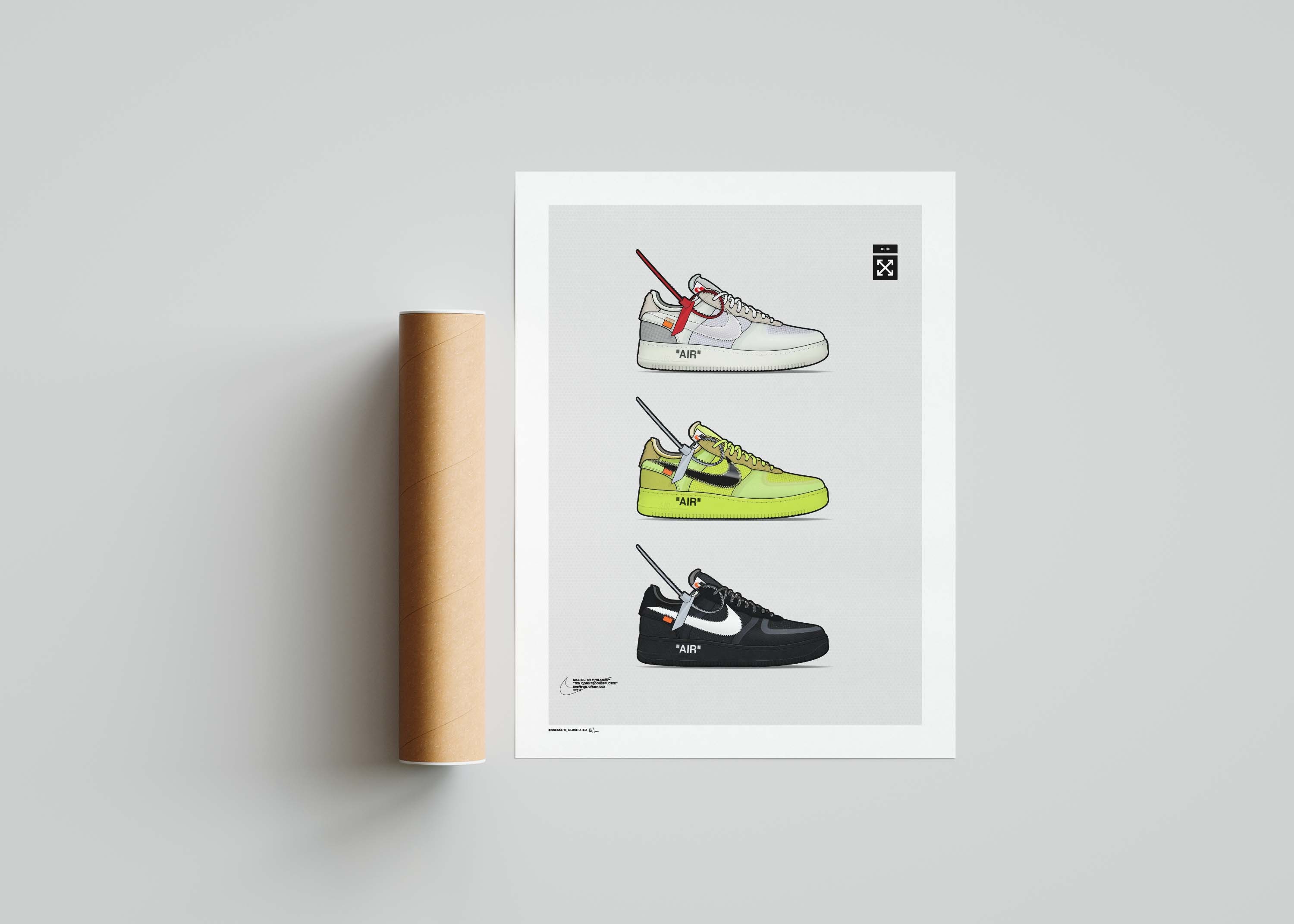 Off-White X Nike Air Jordan 'Inertia [Concept]' Poster — Sneakers ...