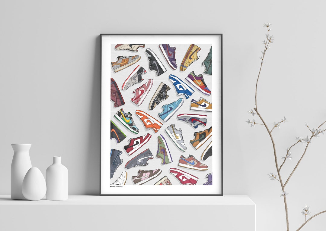 Nike Dunk Low 'messy' Collection Poster V2 - Etsy