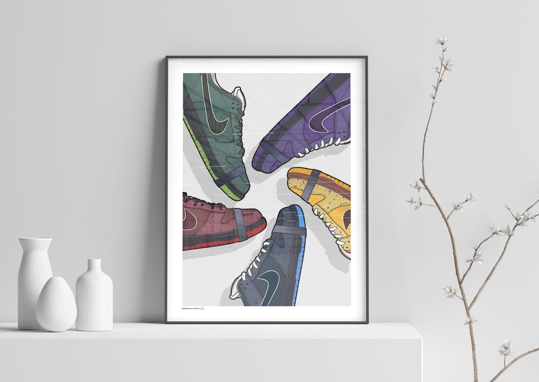 Concepts X Nike SB Dunk Lobster Collection Poster - Etsy