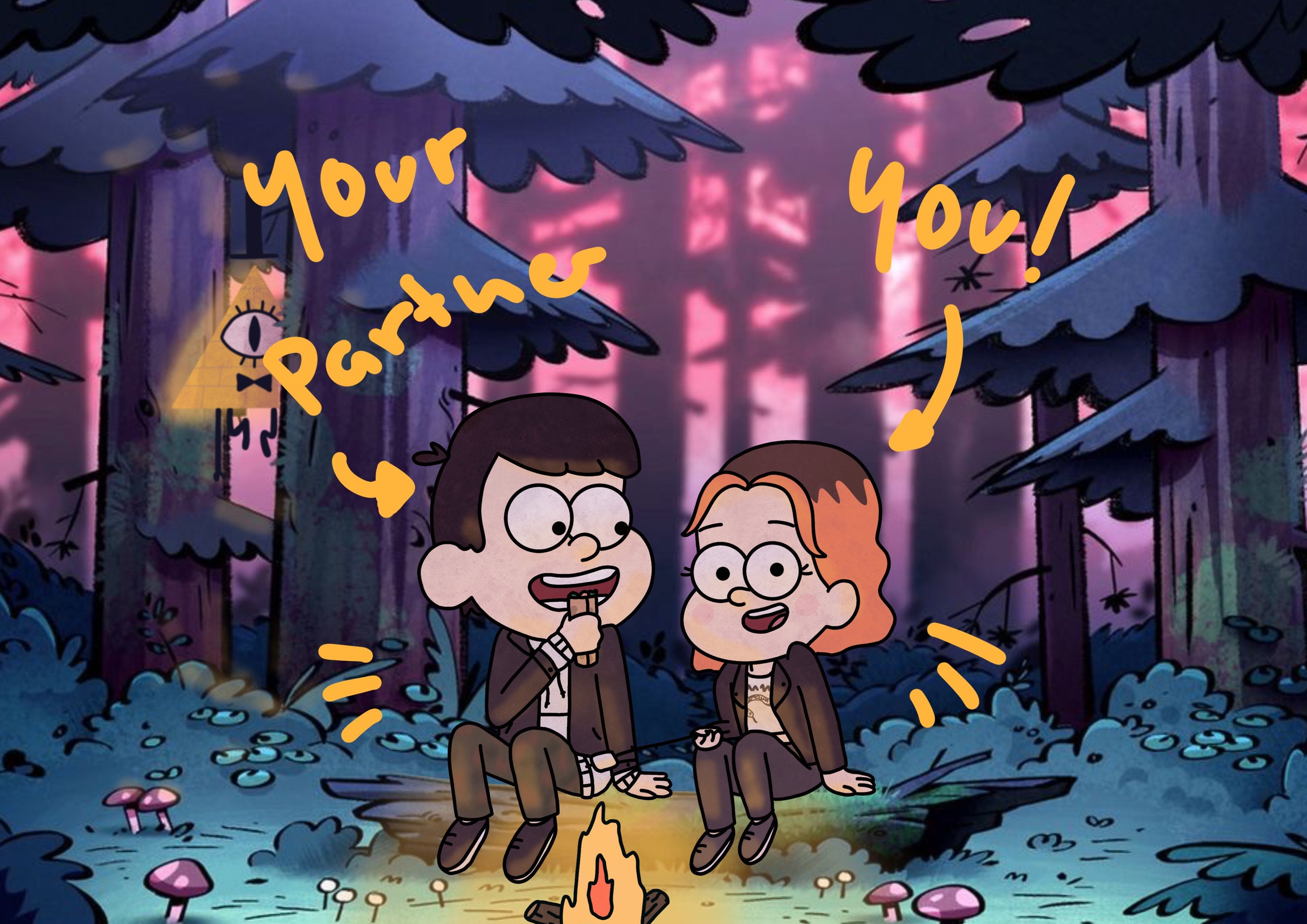 Custom Digital Gravity falls Portrait