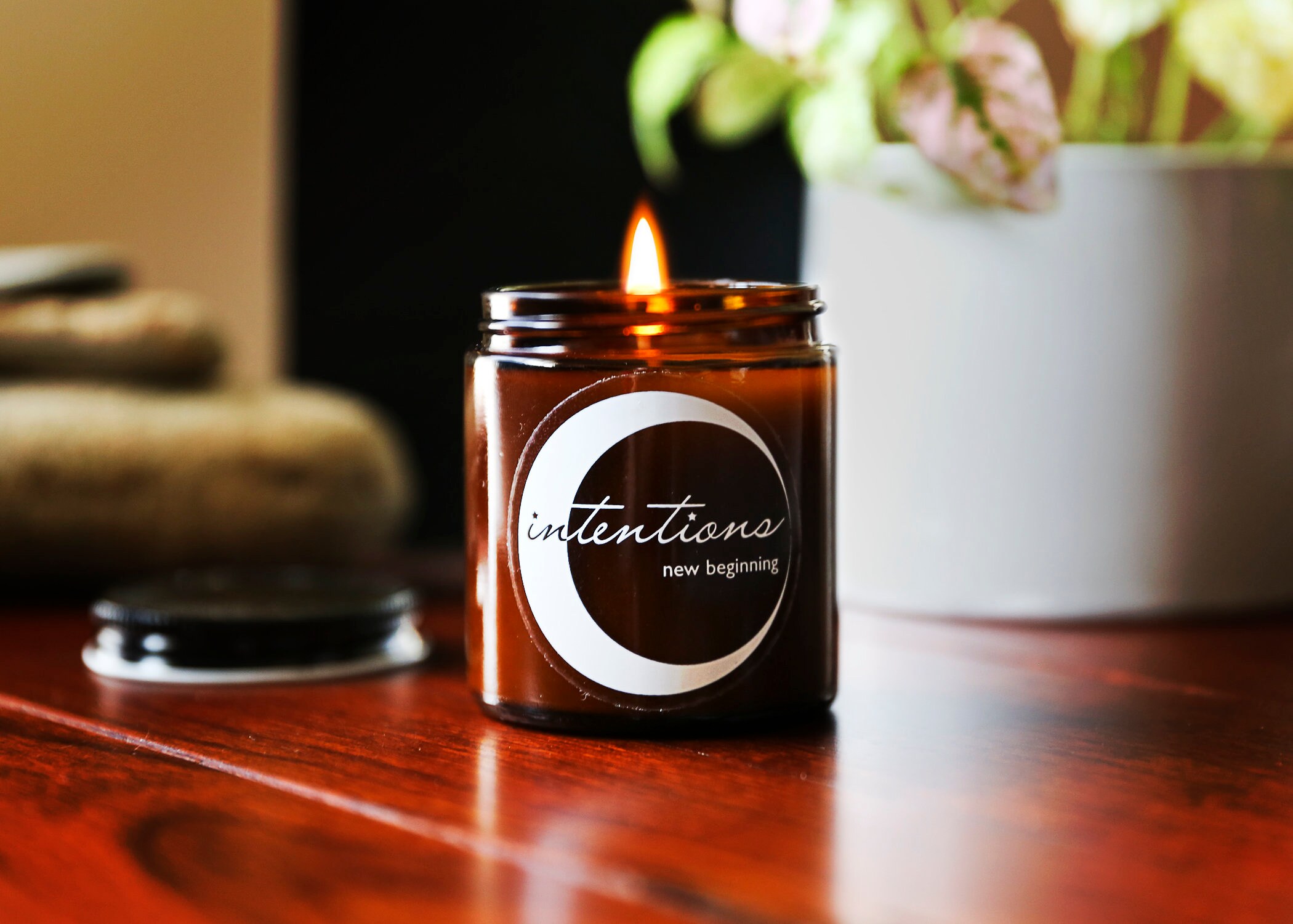 New Beginnings Intentions Candle 4 oz A Candle With The Etsy