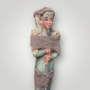 Statue of Khonsu Ancient Egyptian Khonsu God of the moon green stone Khonsu sculpture Khonsu figurine pharaonic statue Made in Egypt