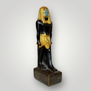 Unique statue of Egyptian God Khepri Scarab Sun God made in egypt