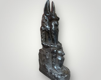 Rare ancient Egyptian antique ANUBIS Protect Baboon and Ushabti Statue Unique figurine Anubis God of Death Sculpture Anubis Made In Egypt