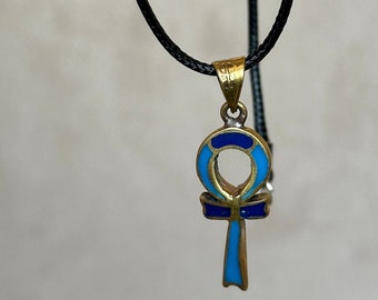 Key Of Life Ankh Necklace, VINTAGE ANKH PENDANT, Egyptian Gift for Men and Women, Ancient Egyptian Pendant Made In Egypt