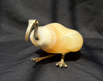 Rare statue égyptienne Ibis Thoth, dieu de la connaissance et de la sagesse, statue d'Ibis Thoth, dieu égyptien des oiseaux, Thoth, sculpture d'ibis fabriquée en Egypte