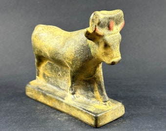 Egyptian Goddess Hathorface with cow shape Hand carved Hathor statue Hathor sculpture Hathor figurine pharaonic antiques Made In Egypt