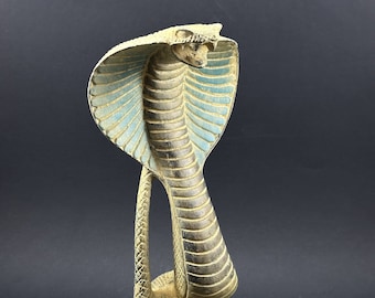 Cobra statue Uraeus cobra statue Egyptian deities cobra sculpture cobra figurine decorative sculpture home decor Handmade In Egypt