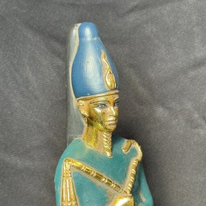 Unique statue of Osiris ancient Egyptian Twin Flame Bringer sculpture Osiris Love God Twin Flame Reunion figurine home decor Made in Egypt