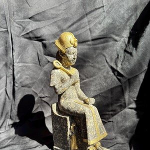 Egyptian Handcrafted Sculpture Ramses king Ramesses Statue Replica Egyptian artifacts Vintage figurine Pharaoh king Ramesses Made In Egypt