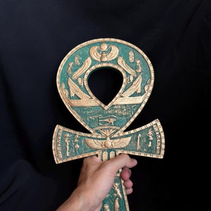 Egyptian Ankh Key of Life Amulet With Pharaonic Symbols Crossword