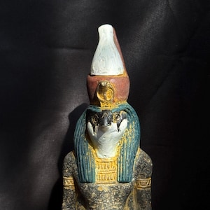 Egyptian Horus statue God Falcon bird God of the Sky Sculpture of Horus figurine handmade Horus goddess Personalized Gift Made In Egypt