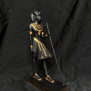 Tutankhamun - Rare sculpture pieces Inspired By The Actual Artifact standing Statue of Tutankhamun - King Tut Collectible - Made in Egypt