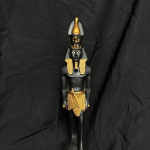 Tutankhamun - Unique sculpture pieces Inspired By The Actual Artifact standing Statue of Tutankhamun - King Tut Collectible - Made in Egypt
