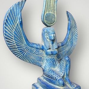 イシス像 癒しと魔法の女神 彫刻 祭壇像 石 古代エジプト イシス像 癒しと魔法の女神 彫刻 祭壇像 石 古代エジプト