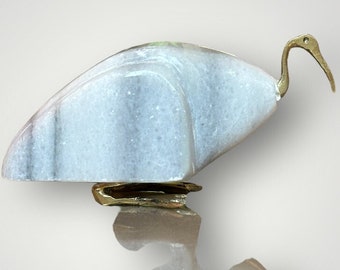 Statue égyptienne unique Ibis Thoth, dieu de la connaissance et de la sagesse, statue d'ibis Thoth, dieu égyptien des oiseaux, Thoth, sculpture d'ibis fabriquée en Egypte