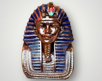 ツタンカーメン王の壁掛け像：エジプトのファラオの芸術装飾 - Etsy 日本