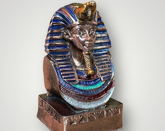 ツタンカーメン王の壁掛け像：エジプトのファラオの芸術装飾 - Etsy 日本