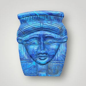 Hathor head Goddess statue Hathor mask Egyptian Goddess sculpture Hathor Artifact home decor unique Hathor figurine Goddess Made in Egypt.
