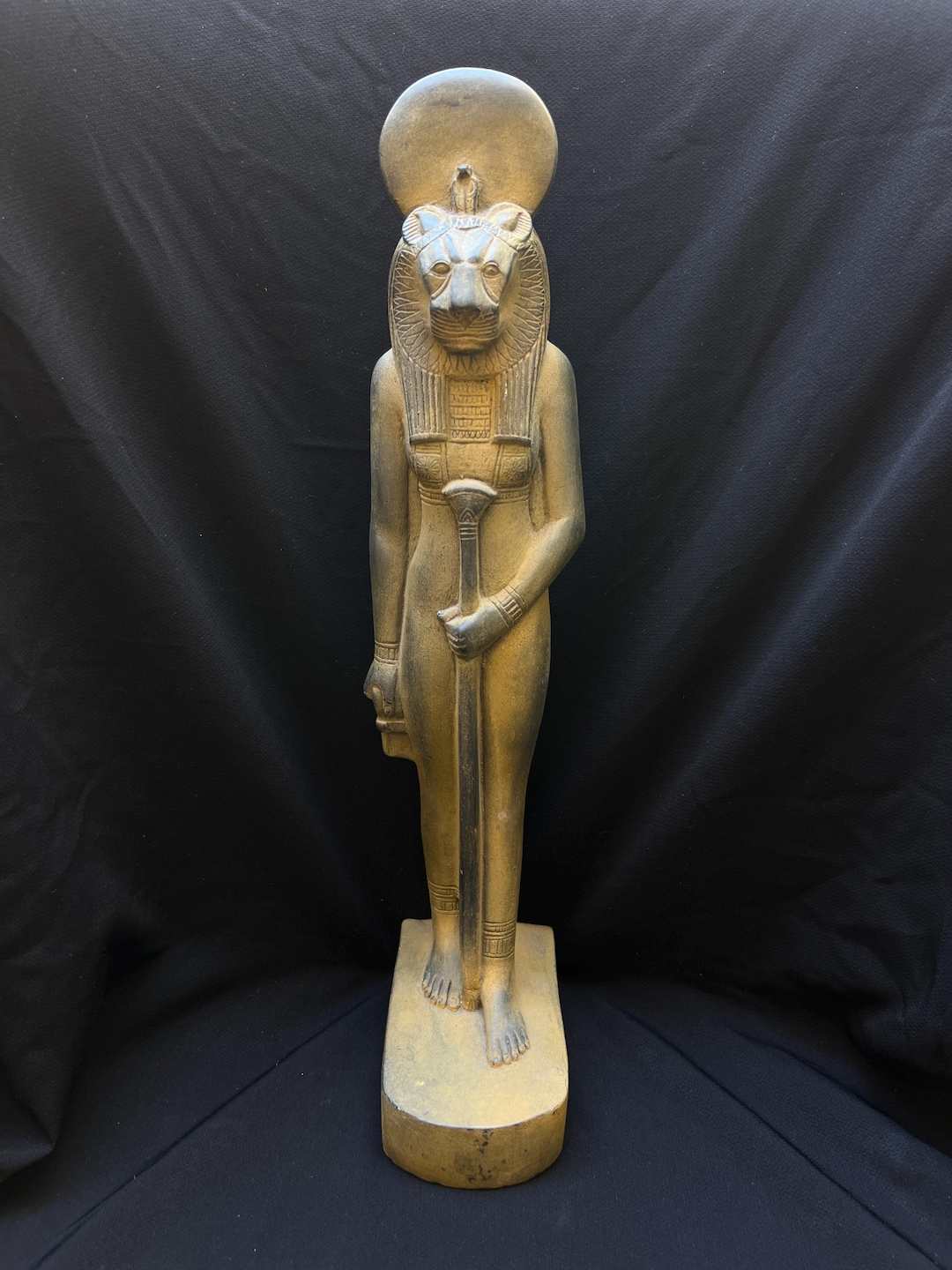 Sekhmet Lioness Goddess Statue Ancient Egyptian Power Figure Made in ...