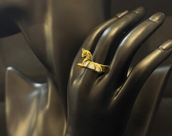 A Timeless Elegance Inspired by Ancient Egypt Sphinx Ring Mythical Creature Jewelry Ancient Egypt Mythology Medallion Made In Egypt