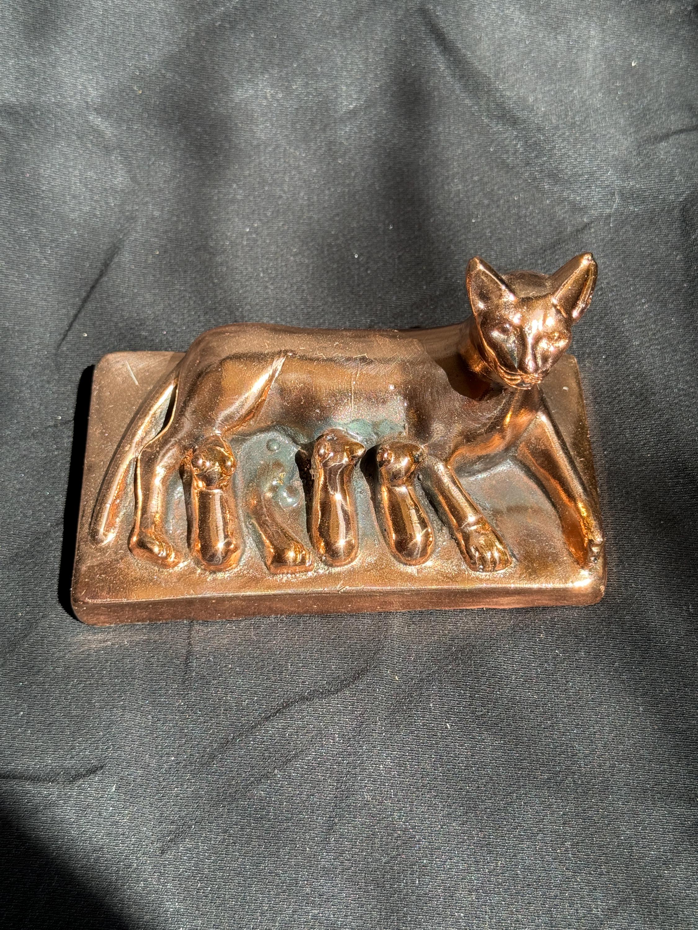 RARE ANCIENNE ÉGYPTIENNE ANTIQUE Bastet Bastet Bast statue pharaonique