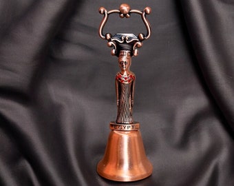 Set of Pharaonic Egyptian Metal Call Bell Hand Bell Egyptian