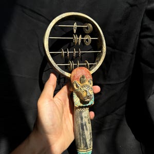 Gorgeous Sistrum of Goddess Sekhmet Musical Instrument Great Sound ...