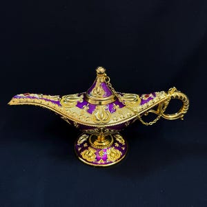 手作りのアラジン魔法のランプ、精霊ランプ、アンティーク オイル