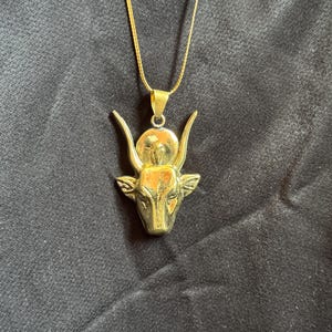 ペンダントヘッド　エジプト風 黄金のファラオの笏ネックレス | ミニマリストなツタンカーメン王の