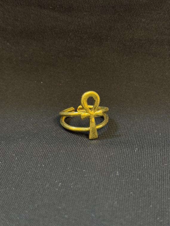 Anillo ajustable único con la llave de la vida Ankh, regalo