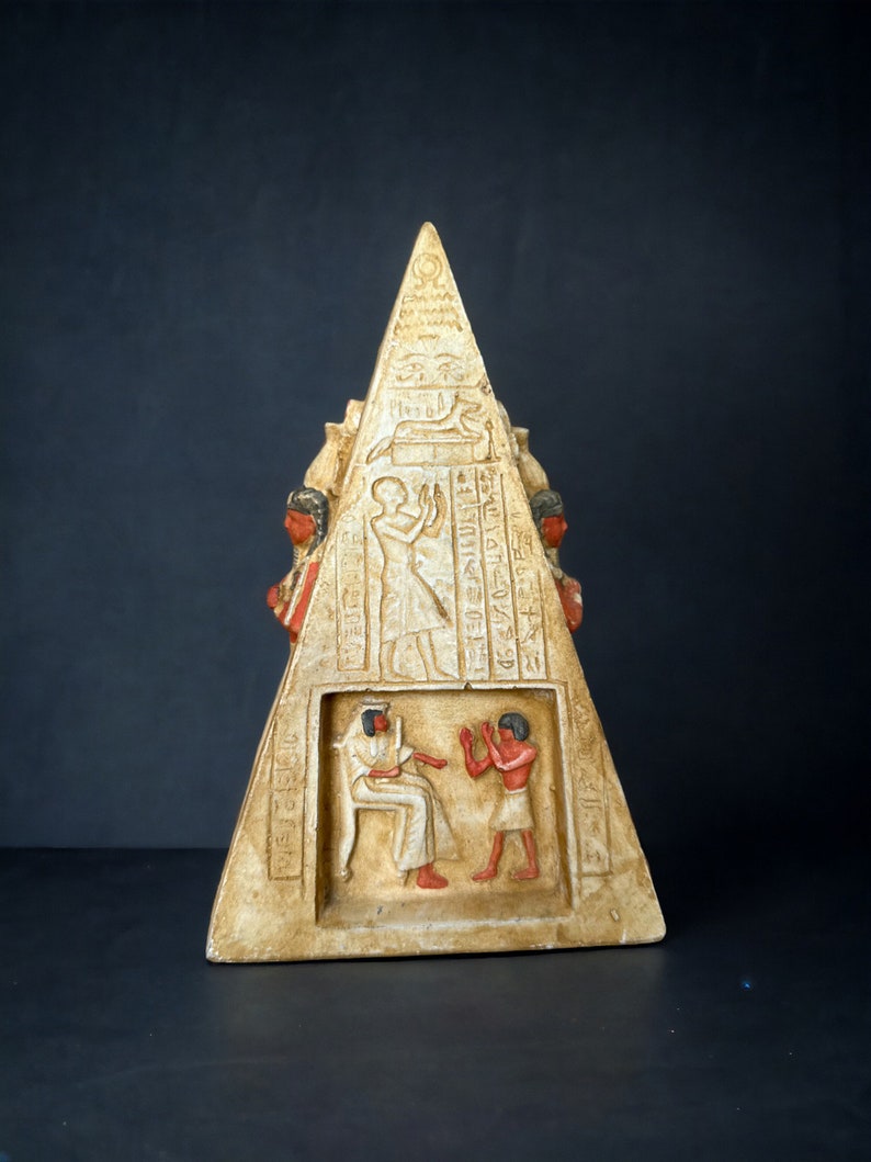 Autentica statua della piramide egiziana, simbolo unico dell'antico Egitto, realizzata in Egitto immagine 5
